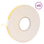 Selvklæbende skum tape 10 pcs Hvid 15mm x 10m CR Skum