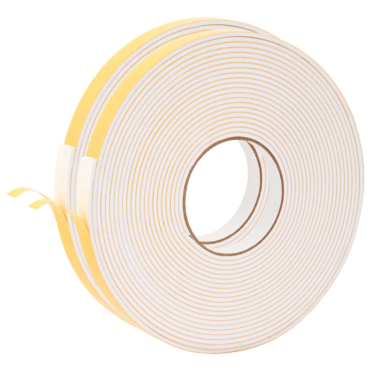Selvklæbende skum tape 2 pcs Hvid 15mm x 10m CR Skum
