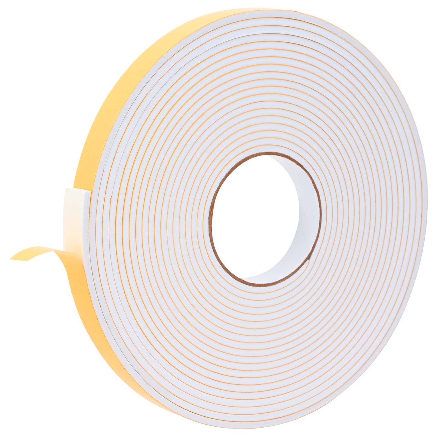 Selvklæbende skum tape 5 pcs Hvid 20mm x 10m CR Skum