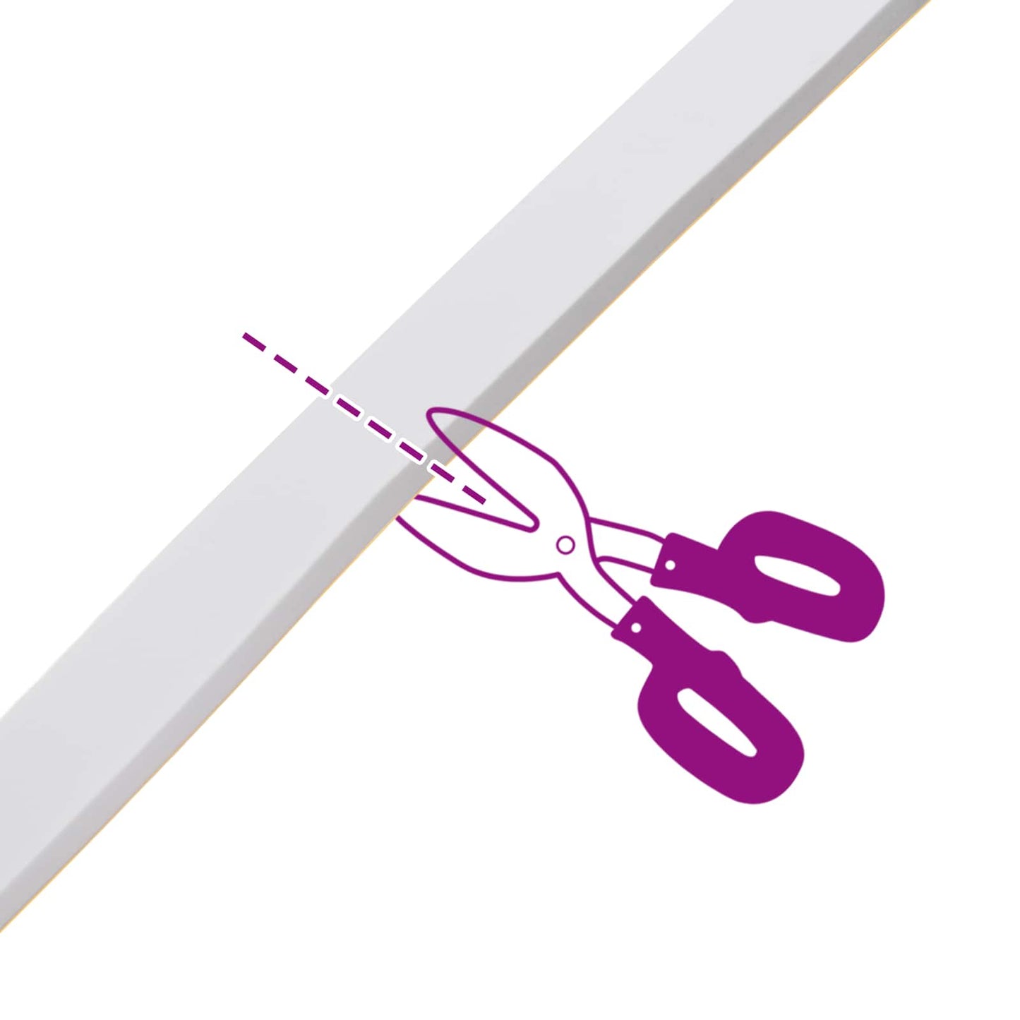 Selvklæbende skum tape 4 pcs Hvid 20mm x 5m CR Skum