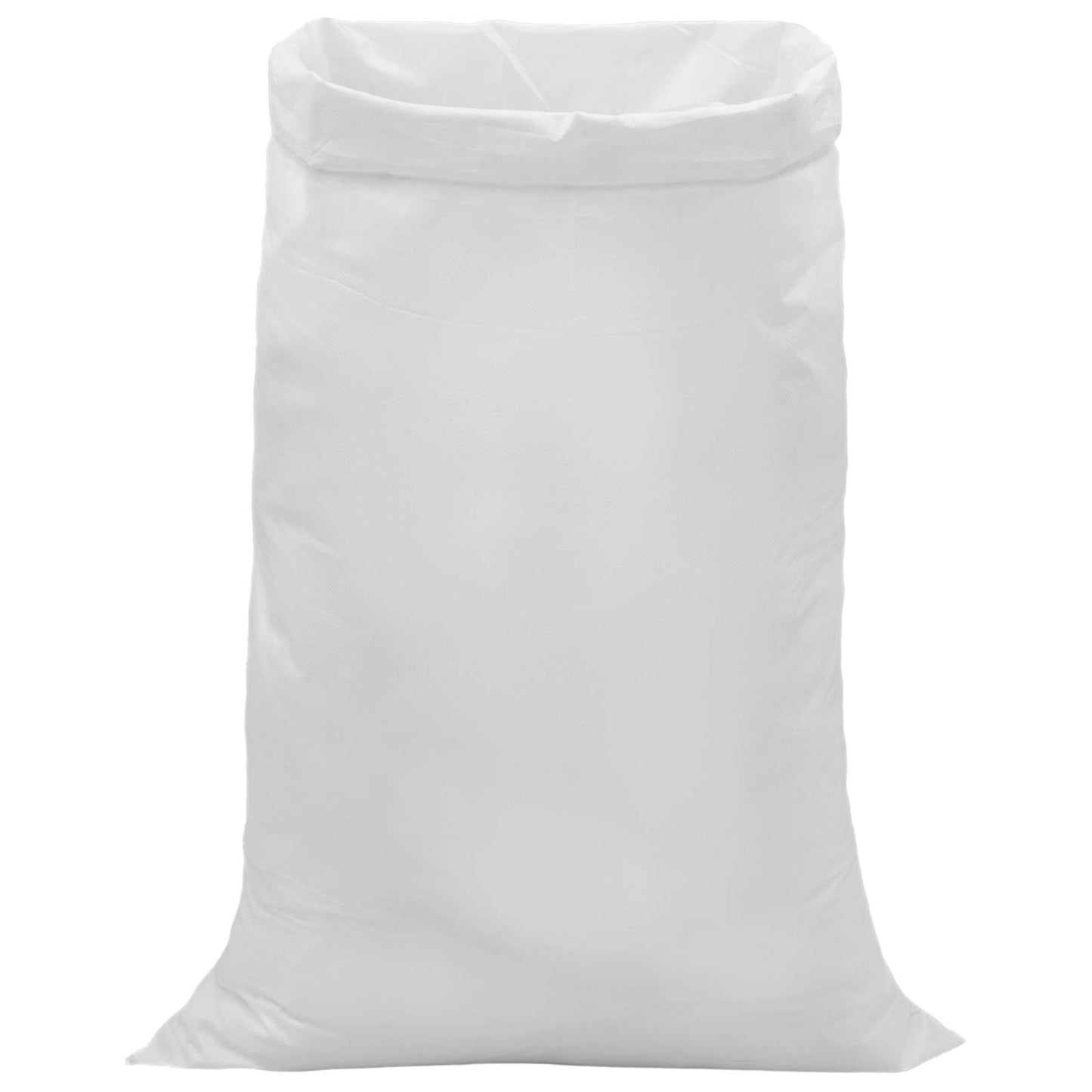 Vevde sække 10 stk. Hvid 100 x 150 cm PP