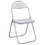 Sammenklappelig stol 2 pcs Hvid og Grå 48 x 43,5 x 81 cm