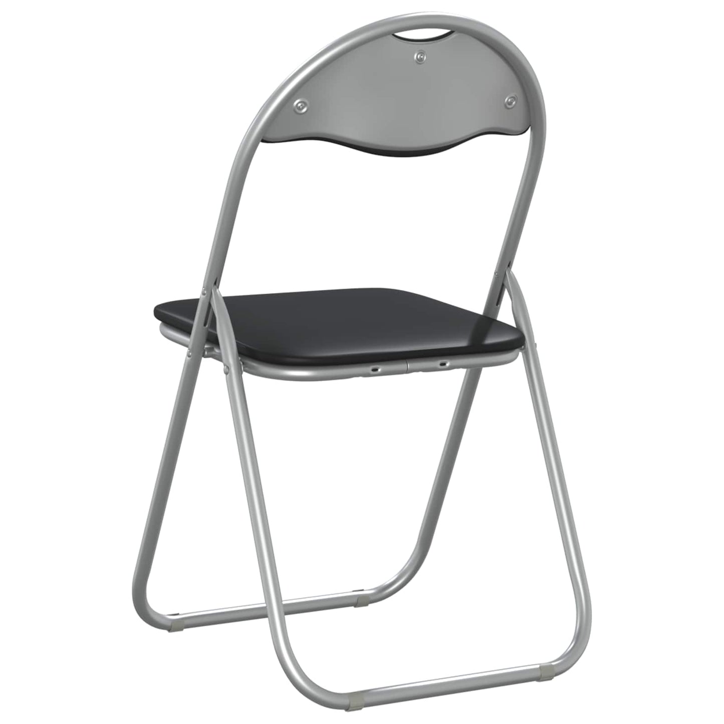 Sammenklappelig stol 8 pcs Sort og grå 48 x 43,5 x 81 cm
