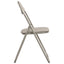 Sammenklappelig stol 2 pcs Sandfarvet 48 x 43,5 x 81 cm