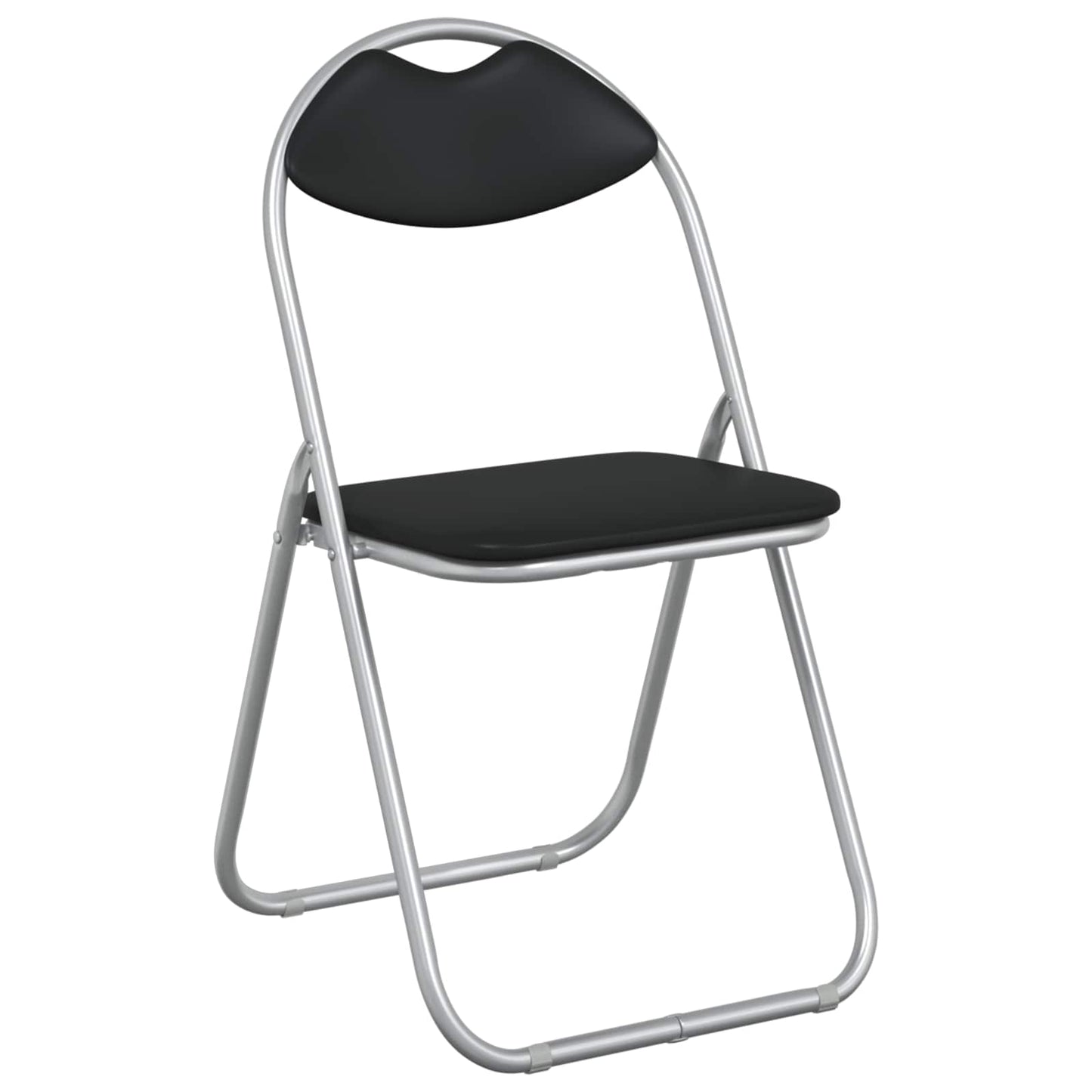 Sammenklappelig stol 8 pcs Sort og grå 48 x 43,5 x 81 cm