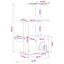 Kattetræ med sisal klatreposter Cremefarvet 133 cm