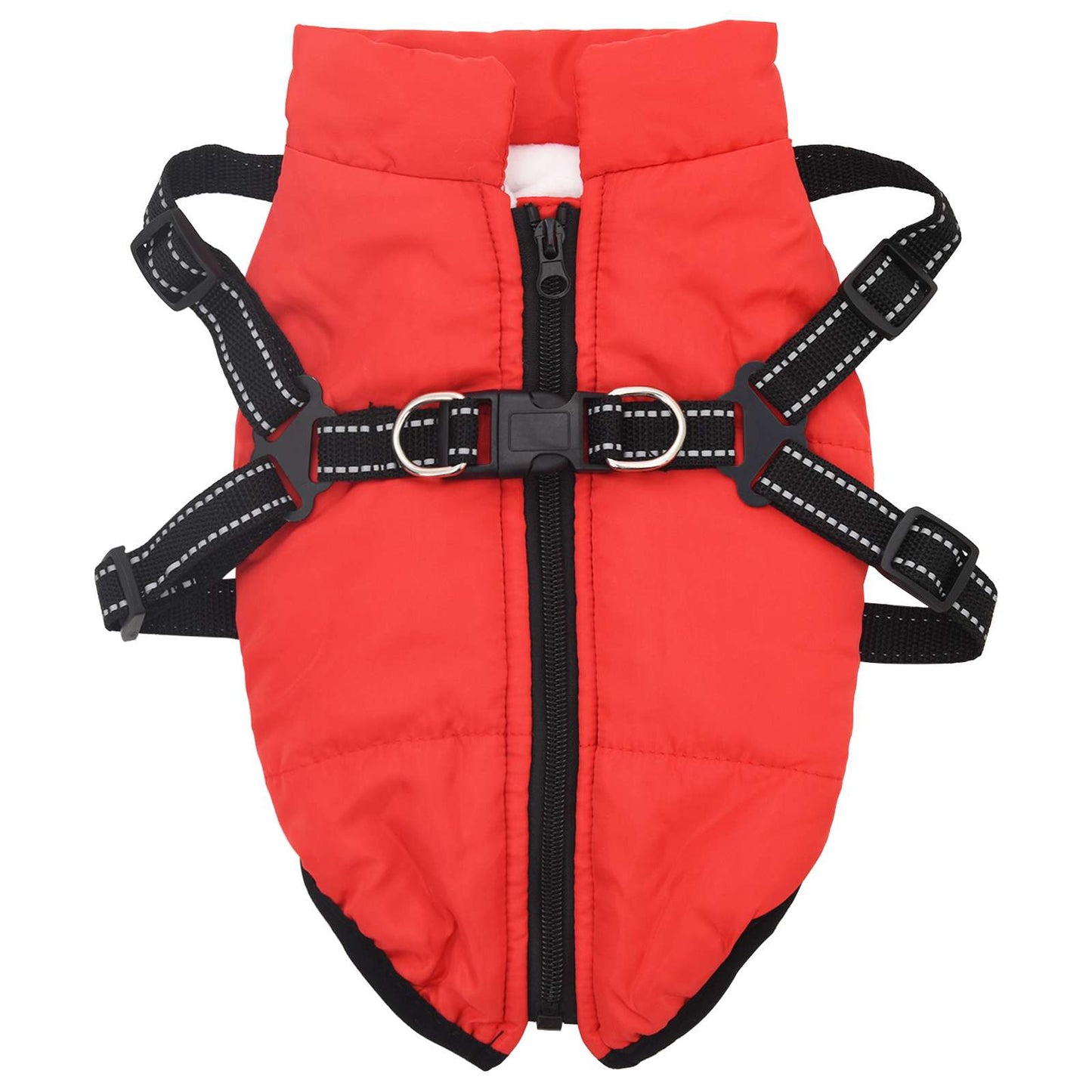 Hundejakke Rød L40 Fleece og polyester