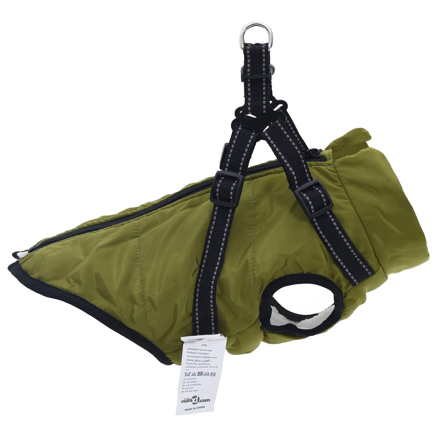 Hundejakke Army Grøn L24 Fleece og polyester