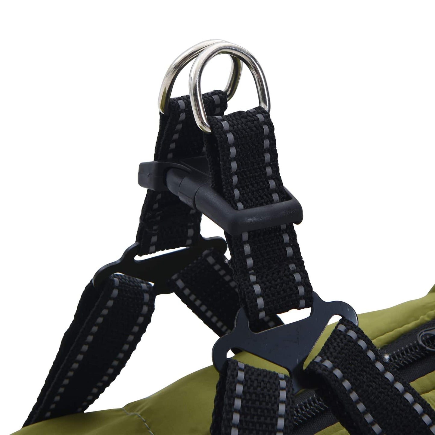 Hundejakke Army Grøn L28 Fleece og polyester