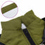 Hundejakke Army Grøn L32 Fleece og polyester