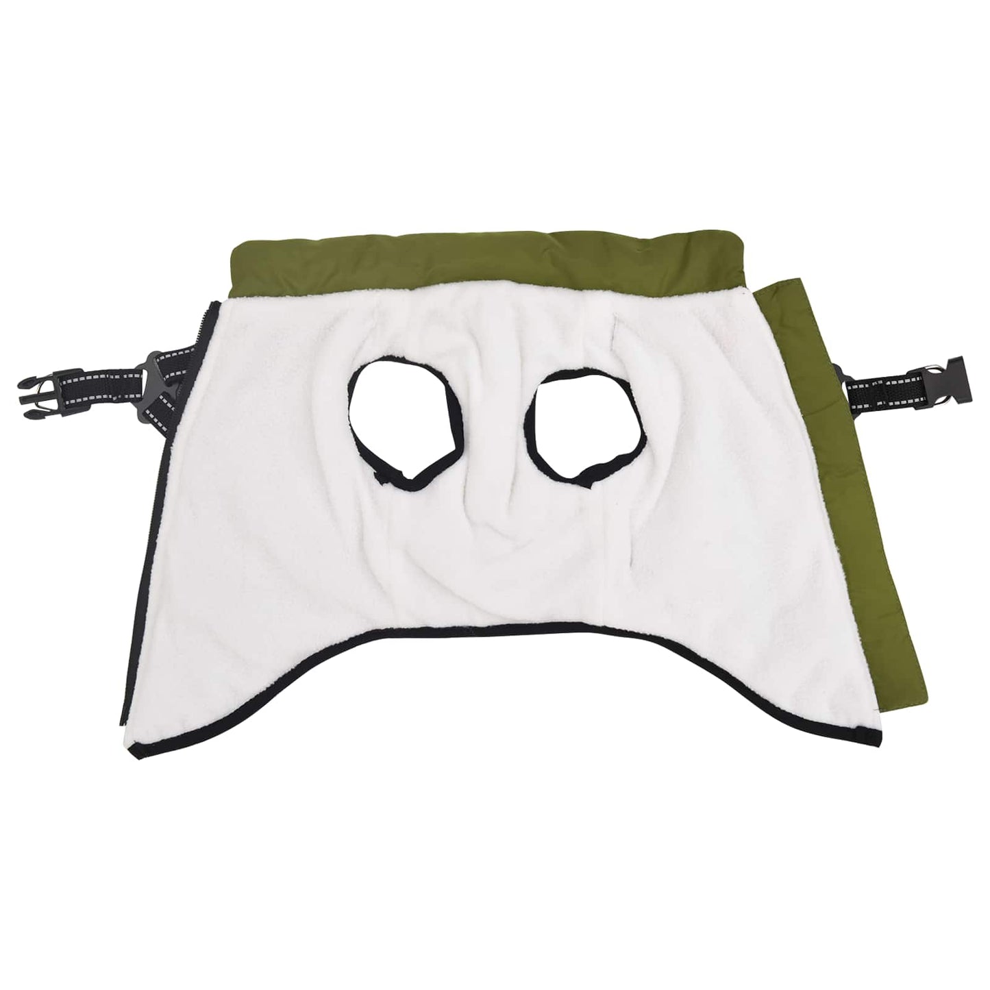 Hundejakke Army Grøn L32 Fleece og polyester