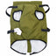 Hundejakke Army Grøn L44 Fleece og polyester
