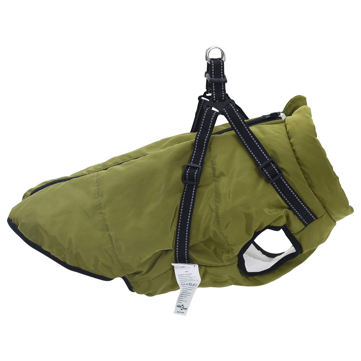 Hundejakke Army Grøn L44 Fleece og polyester