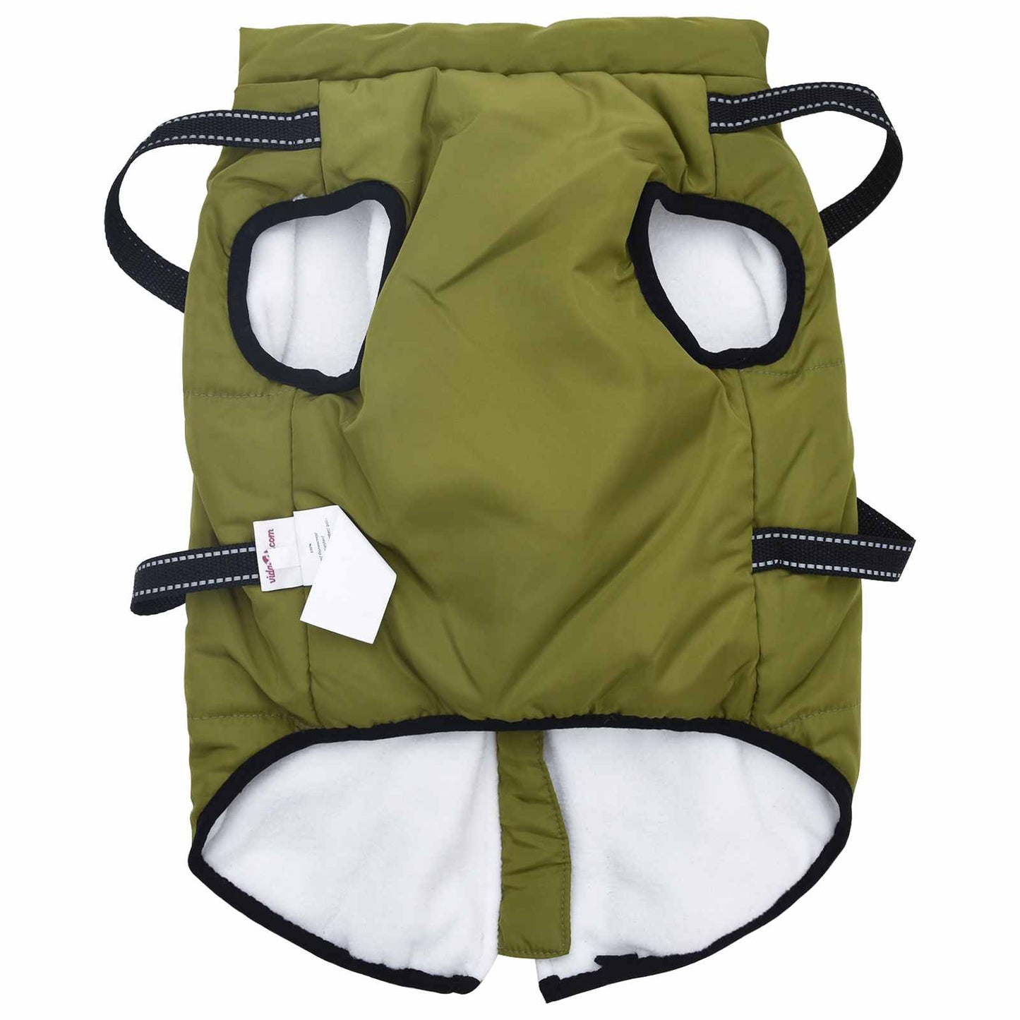 Hundejakke Army Grøn L48 Fleece og polyester