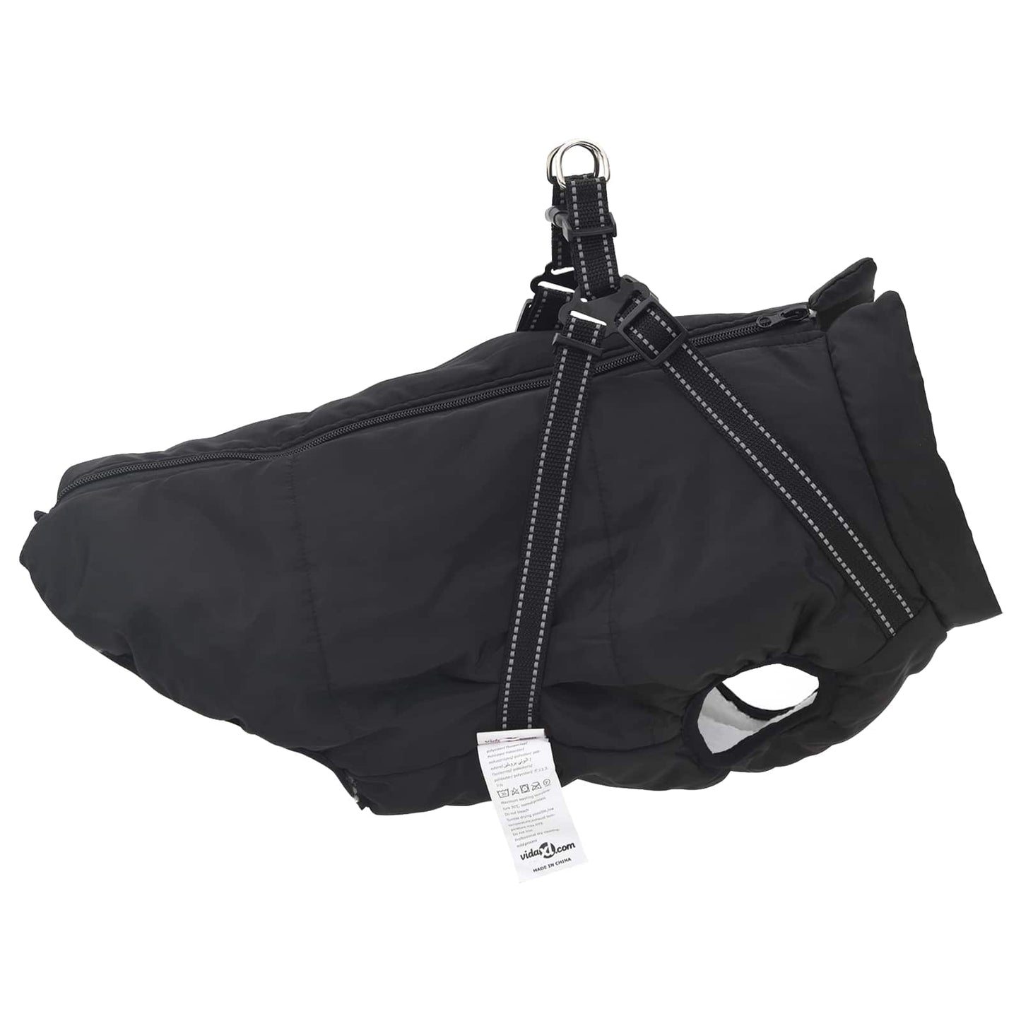 Hundejakke Sort L44 Fleece og polyester