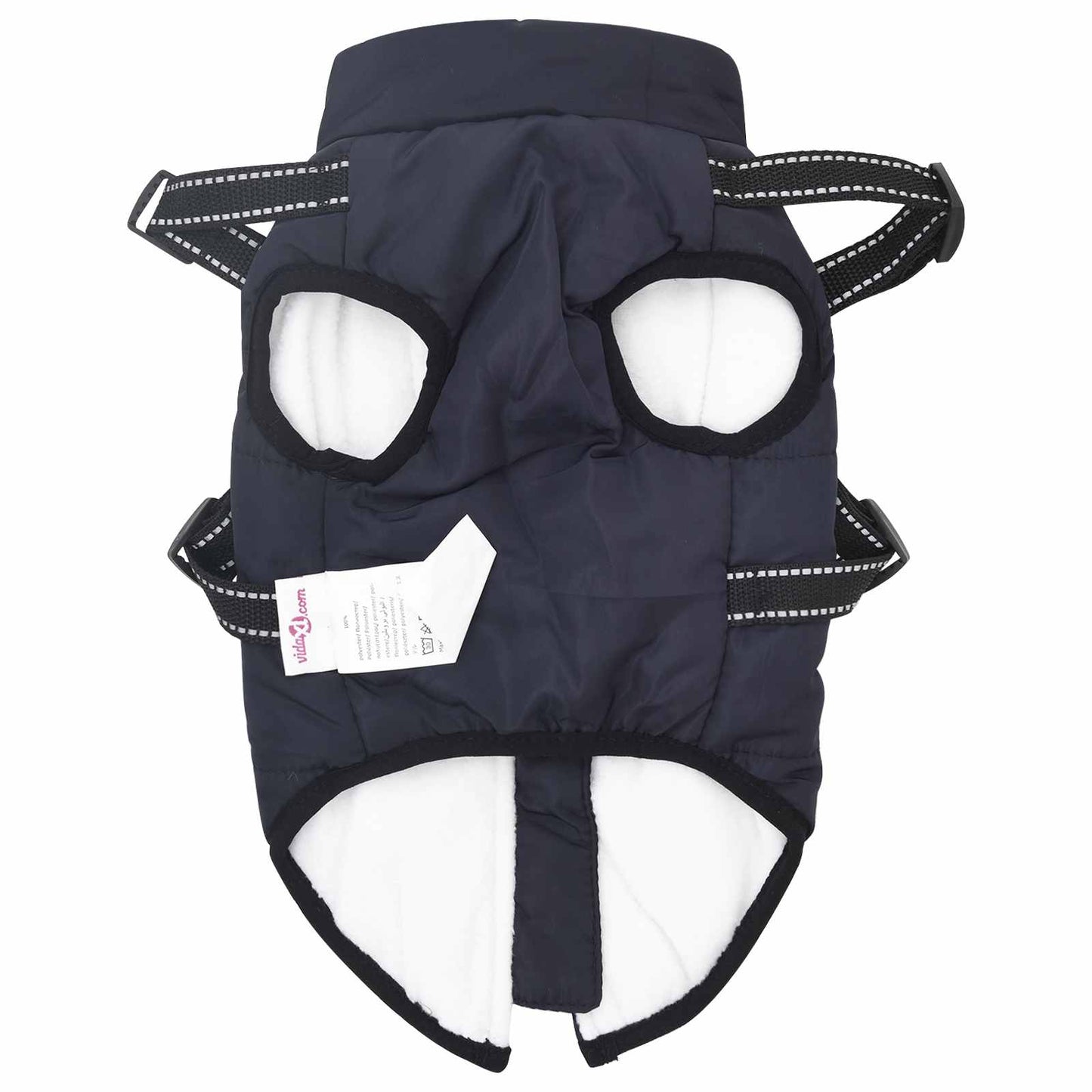 Hundejakke Mørkeblå L32 Fleece og polyester