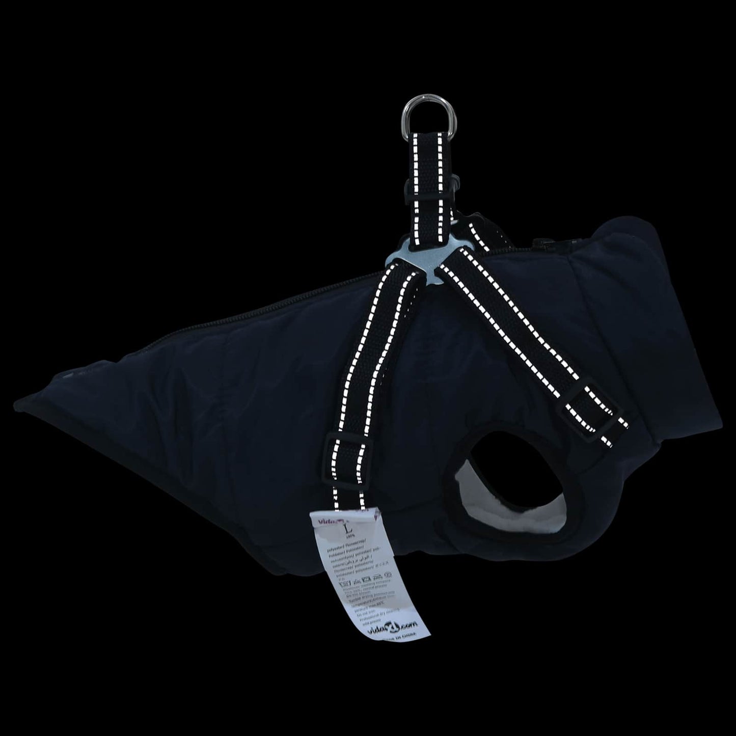 Hundejakke Mørkeblå L32 Fleece og polyester