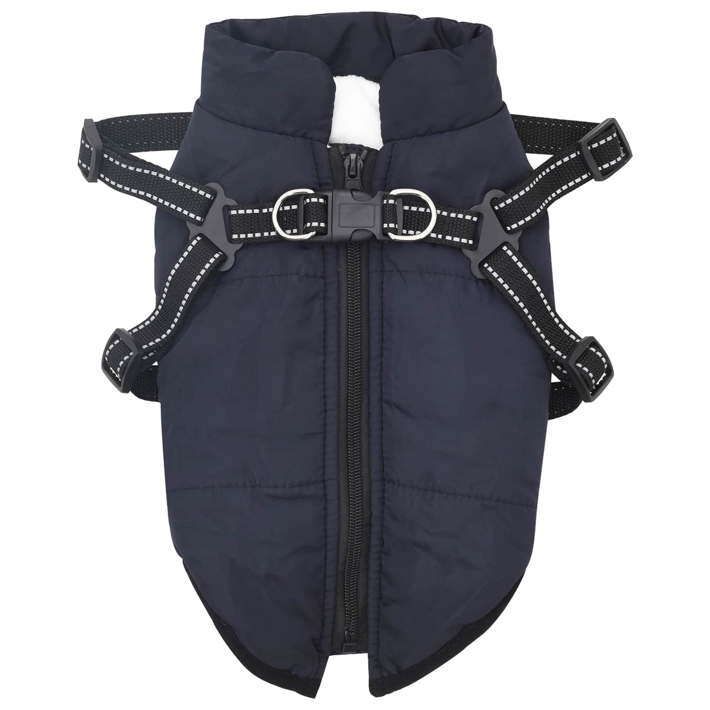Hundejakke Mørkeblå L40 Fleece og polyester