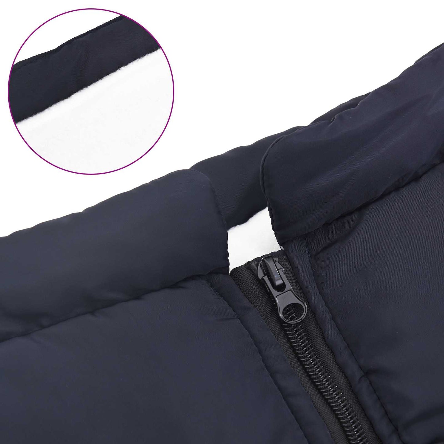 Hundejakke Mørkeblå L44 Fleece og polyester