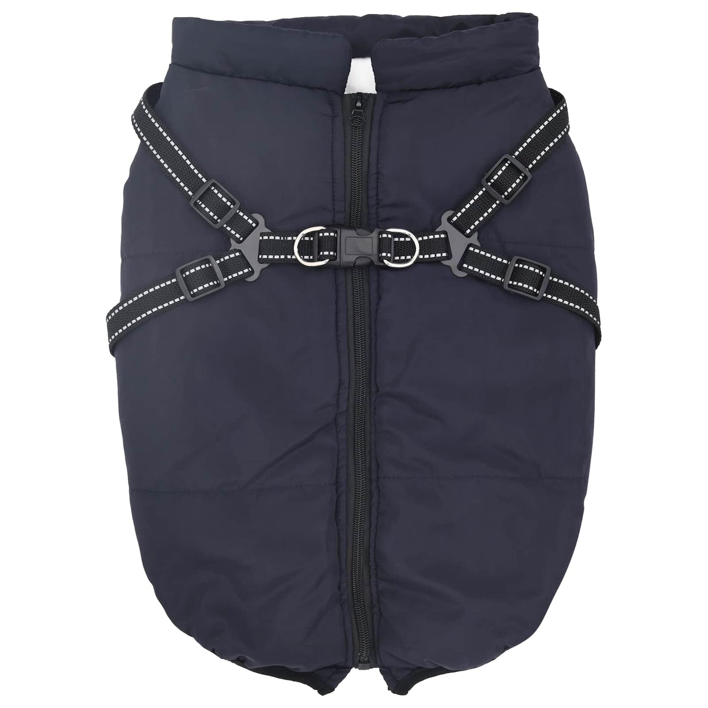 Hundejakke Mørkeblå L68 Fleece og polyester