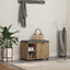 Skobænk med hynde Artisan-eg 60 x 38 x 46 cm Konstrueret træ
