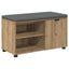 Skobænk med hynde Artisan-eg 80 x 38 x 46 cm Konstrueret træ
