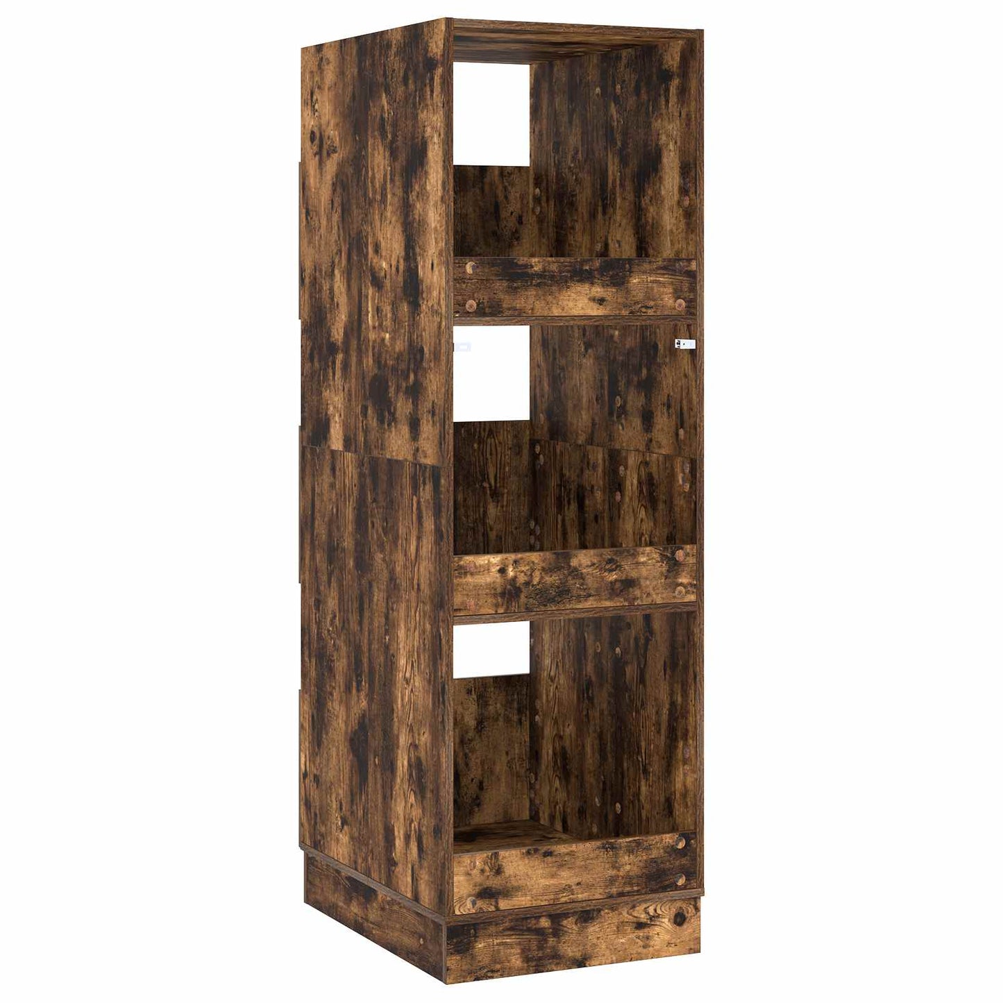 Vaskeskab med dør Røget eg 50 x 68 x 162 cm Konstrueret træ