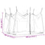 Have Myggenet 156 Mesh Hvid 4 x 4 x 2,5 m Polyester