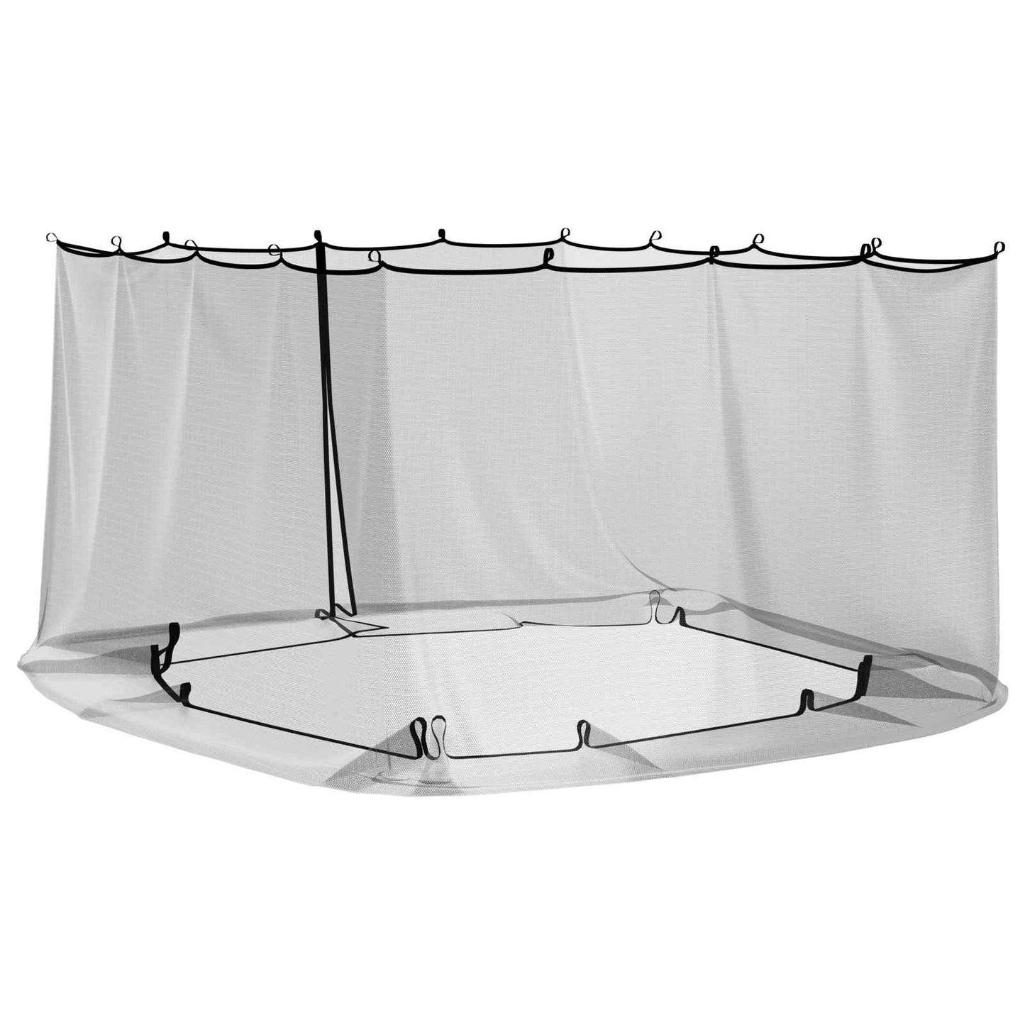 Myggenet til pavillon 220 mesh Sort 4 x 3 x 2 cm Polyester