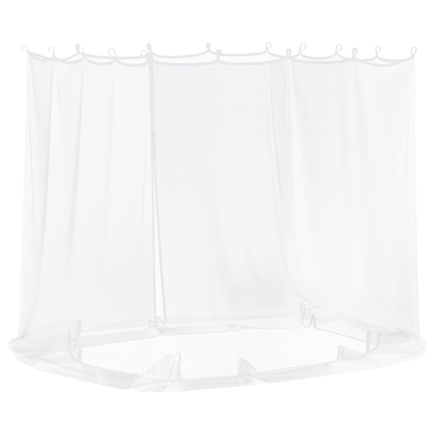 Myggenet til pavillon 220 mesh Hvid 2 x 2 x 2 m Polyester