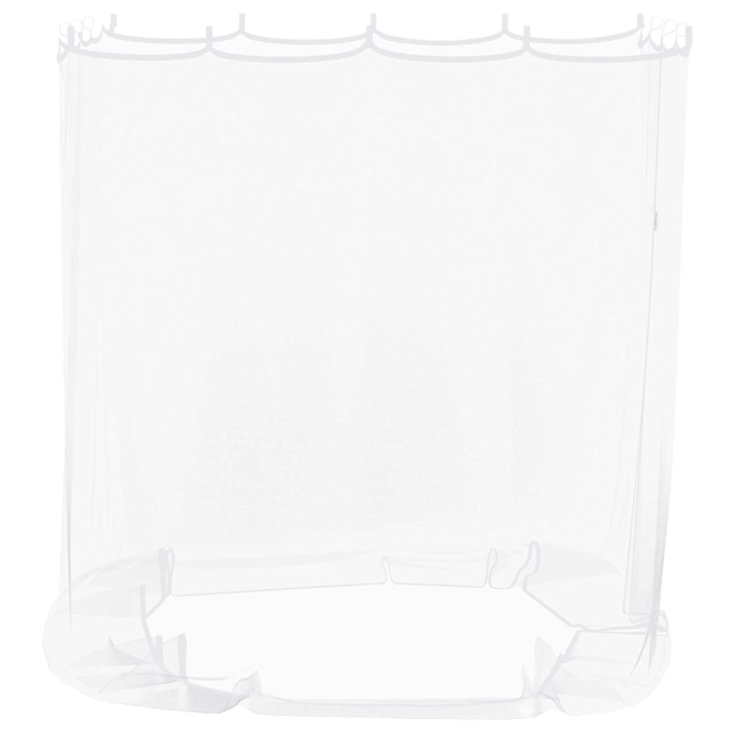 Myggenet til pavillon 220 mesh Hvid 2 x 2 x 2 m Polyester