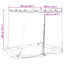 Myggenet til pavillon 220 mesh Hvid 2 x 2 x 2 m Polyester