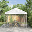 Myggenet til pavillon 220 mesh Hvid 4 x 3 x 2 cm Polyester