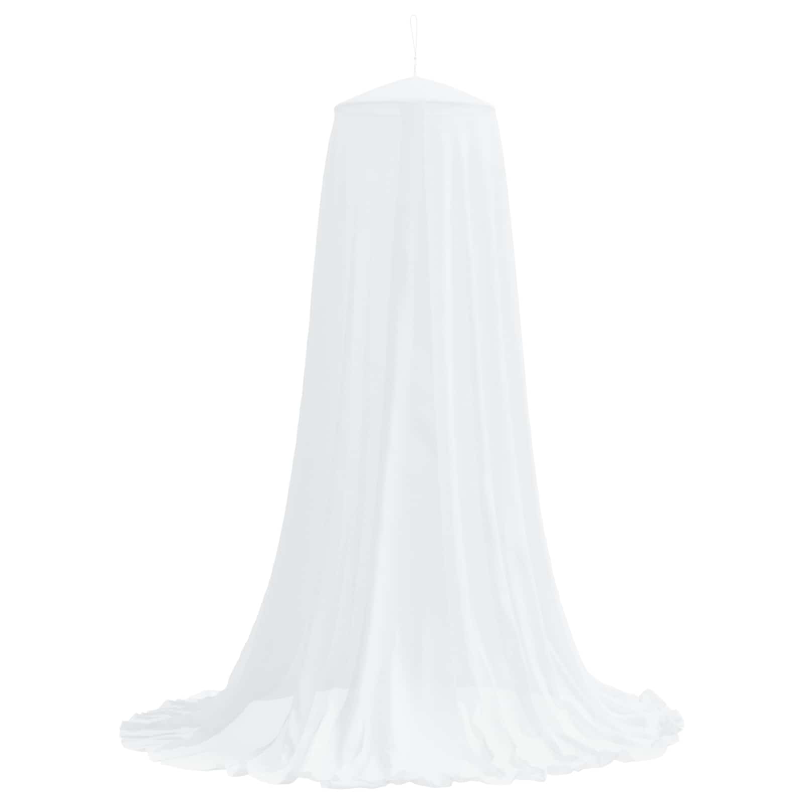 Myggenet til seng 3 pcs 156 mesh Hvid 56 x 220 cm Polyester billede