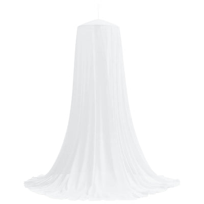 Myggenet til seng 3 pcs 156 mesh Hvid ⌀56 x 220 cm Polyester