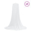 Myggenet til seng 3 pcs 156 mesh Hvid Ø56 x 220 cm Polyester