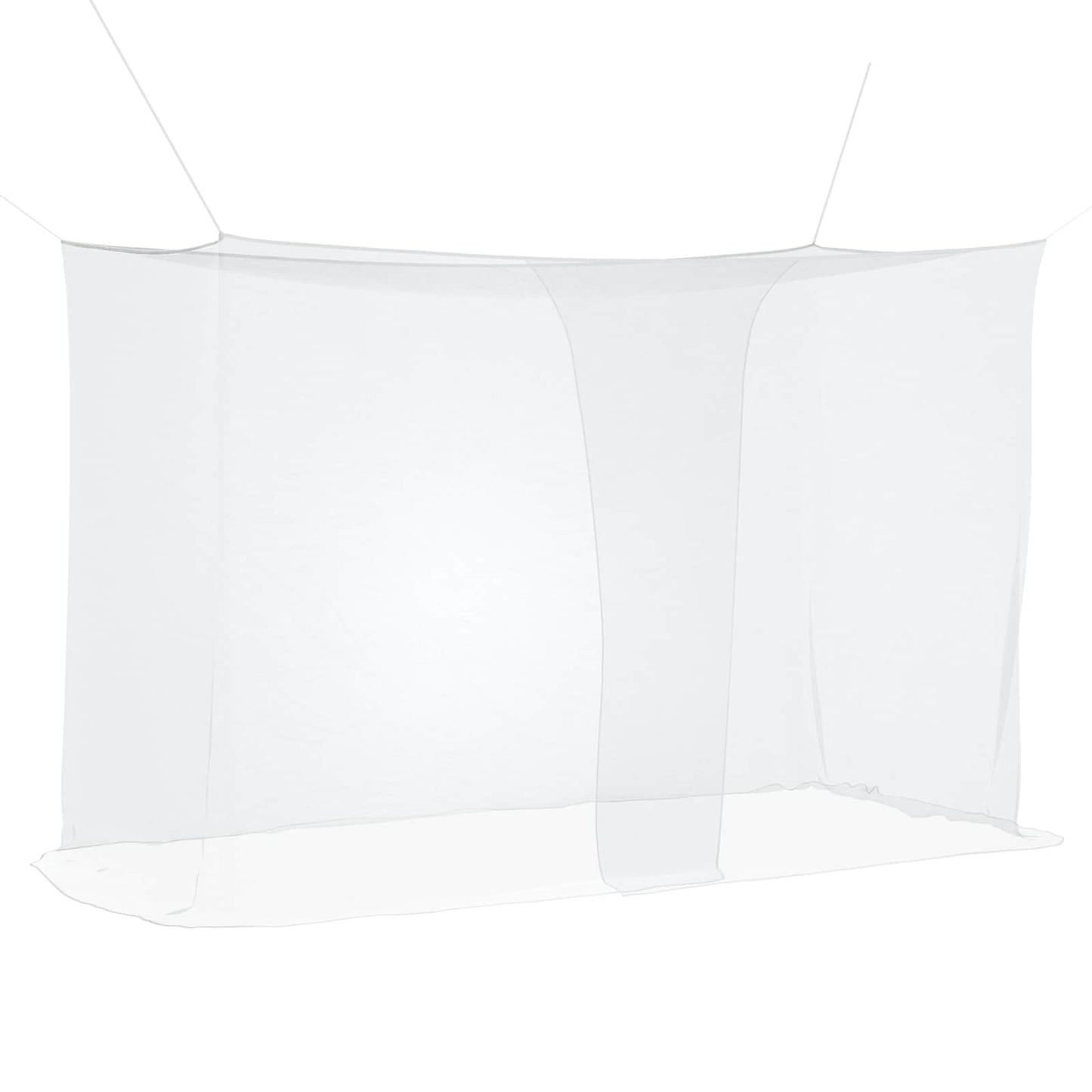 Myggenet til seng 156 mesh 3 pcs Hvid Polyester