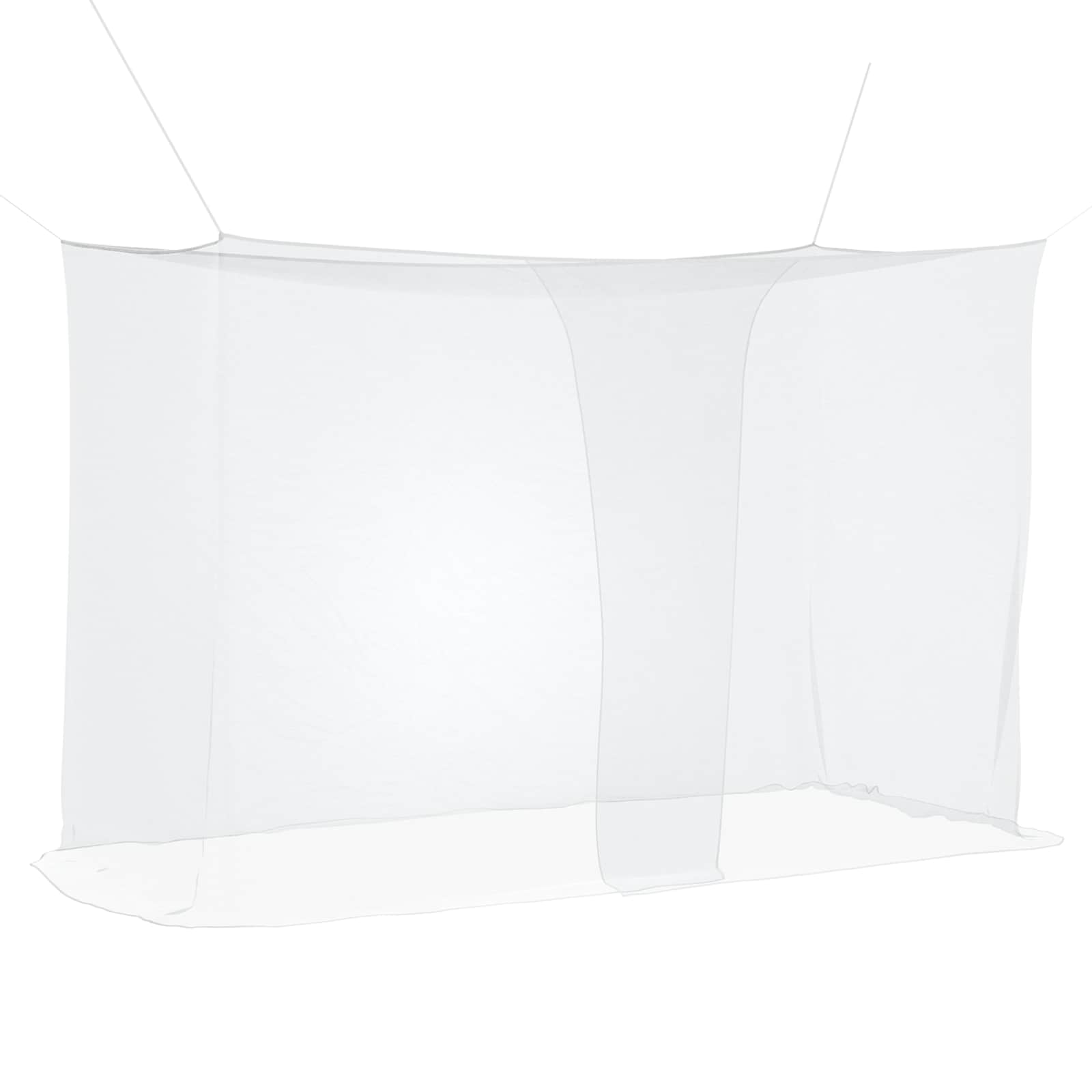 Myggenet til seng 156 mesh 3 pcs Hvid Polyester billede