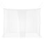 Myggenet til seng 156 mesh 3 pcs Hvid Polyester