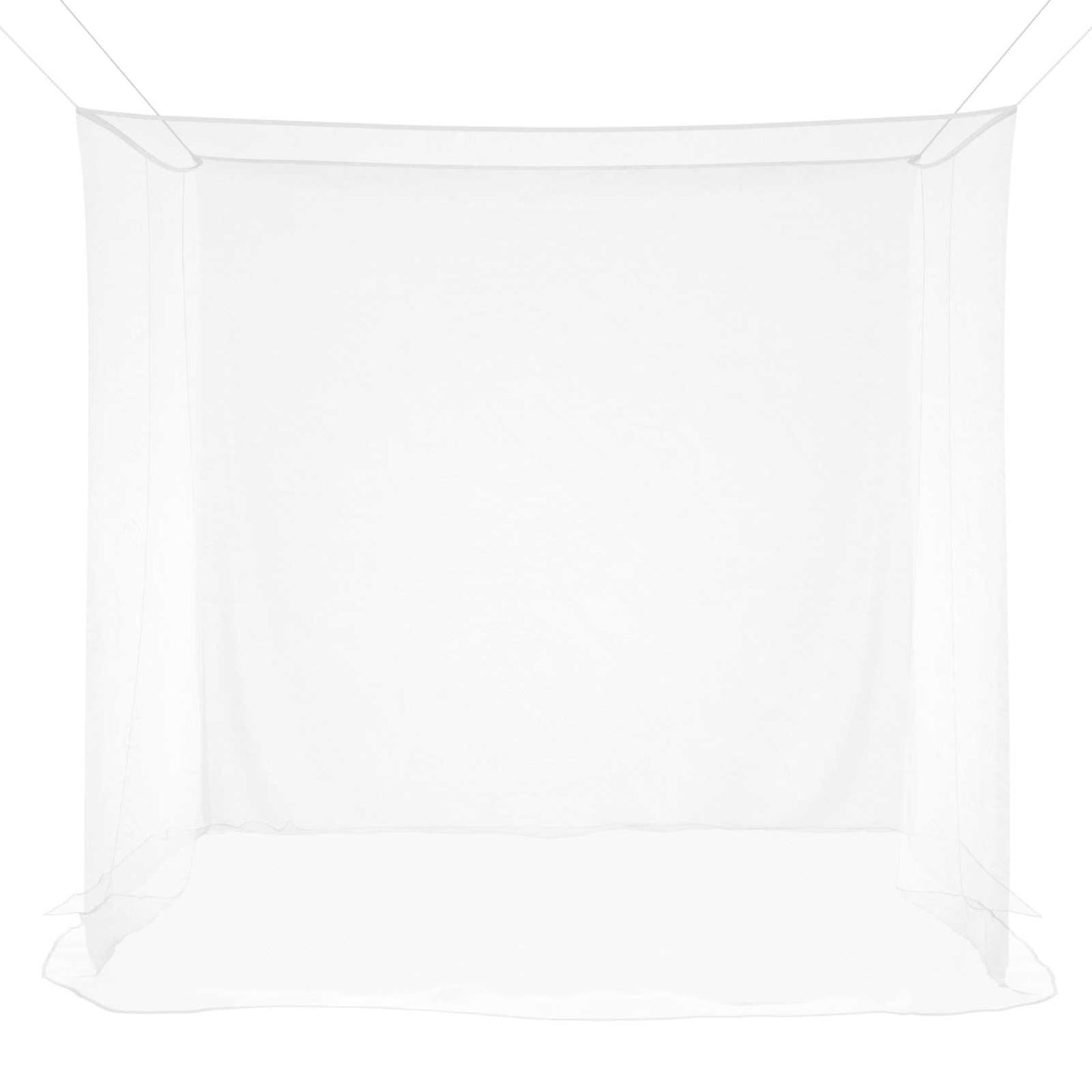 Myggenet til seng 156 mesh 3 pcs Hvid Polyester
