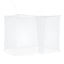Myggenet til seng 156 mesh 3 pcs Hvid Polyester