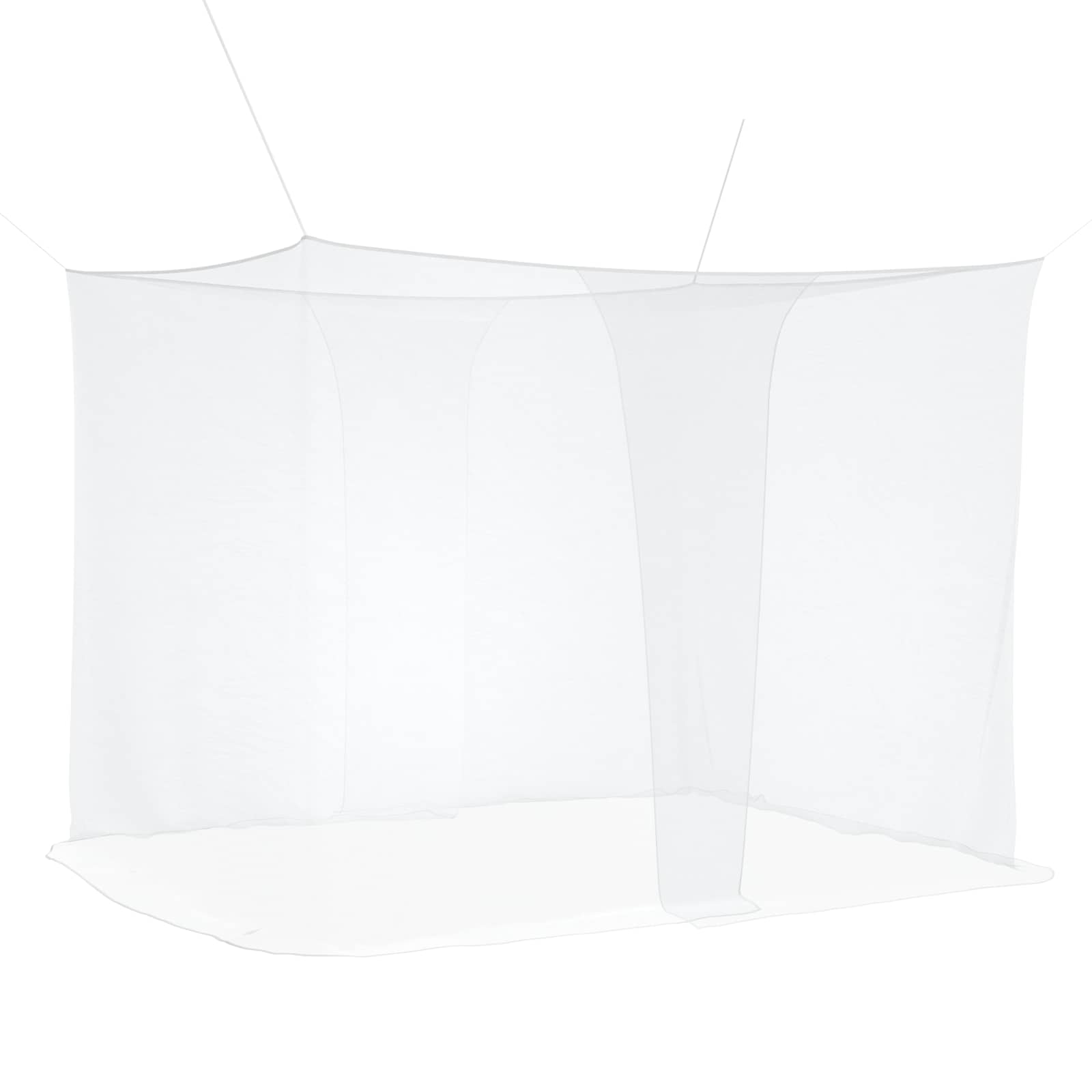 Myggenet til seng 156 mesh 3 pcs Hvid Polyester billede