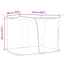 Myggenet til seng 156 mesh 3 pcs Hvid Polyester