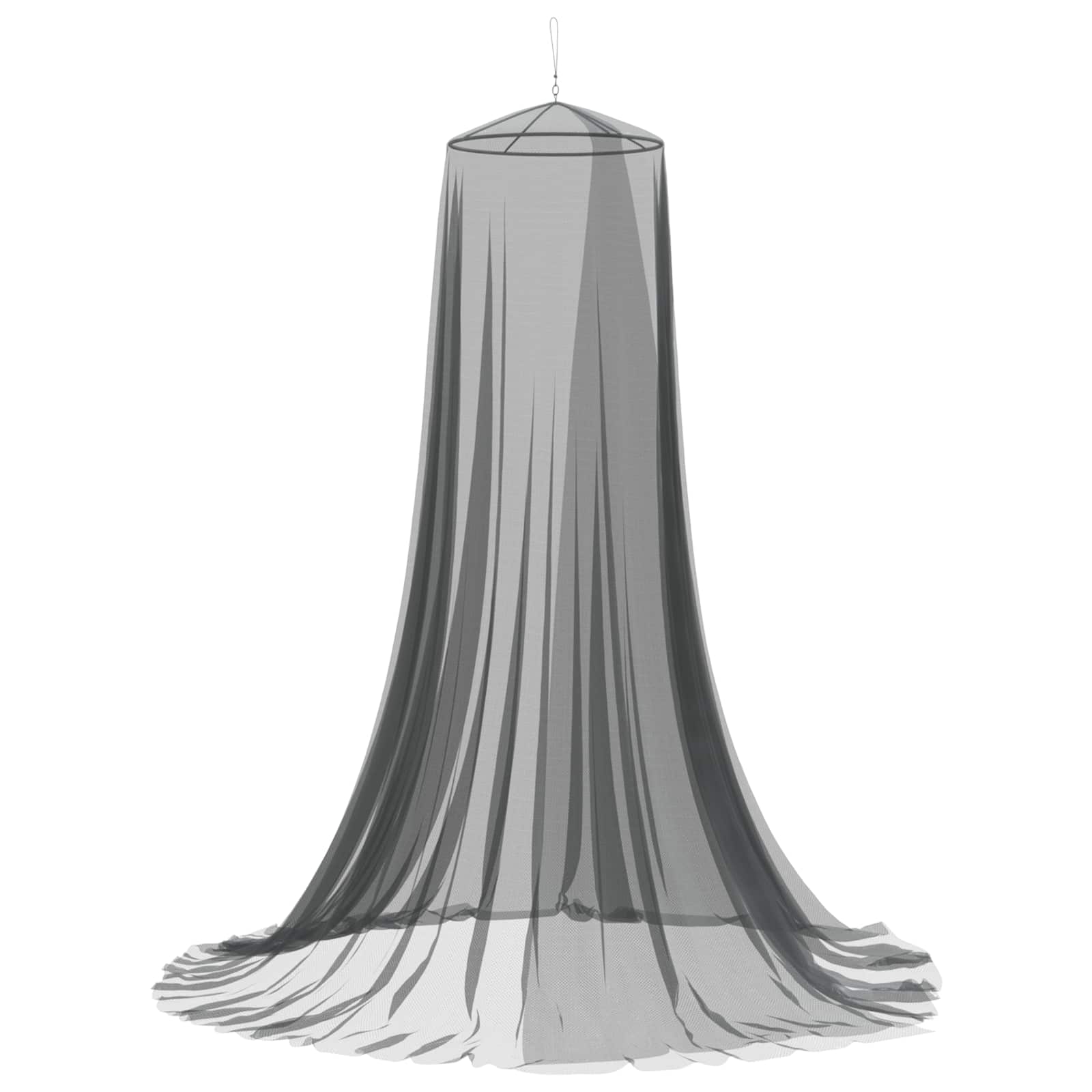 Myggenet til seng 156 mesh Sort Ø56 x 220 cm Polyester billede