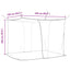 Myggenet til seng 156 mesh Sort 220 x 150 x 180 cm Polyester