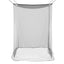 Myggenet til seng 156 mesh 3 pcs Sort Polyester