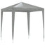 Party Tent 200 x 200 x 240 cm Lysegrå PE og stål