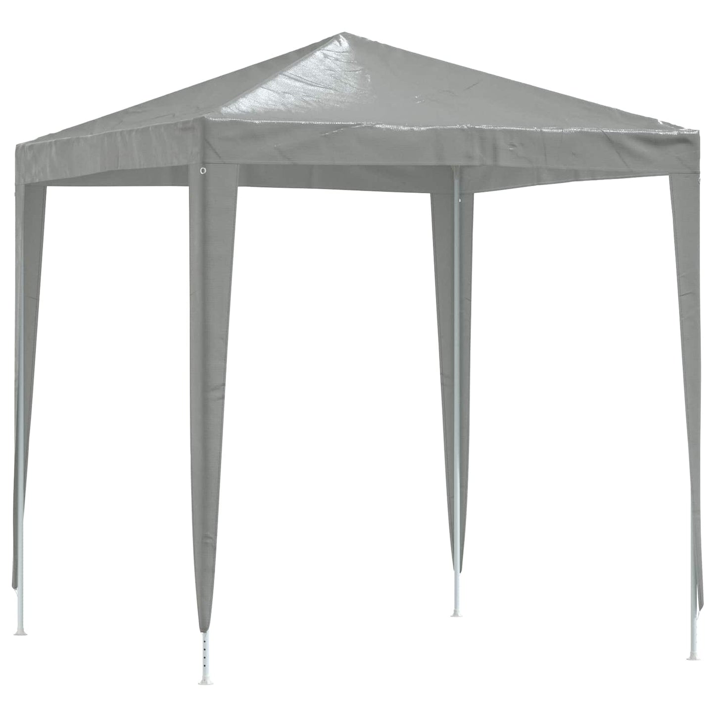 Party Tent 200 x 200 x 240 cm Lysegrå PE og stål