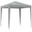 Party Tent 200 x 200 x 240 cm Lysegrå PE og stål