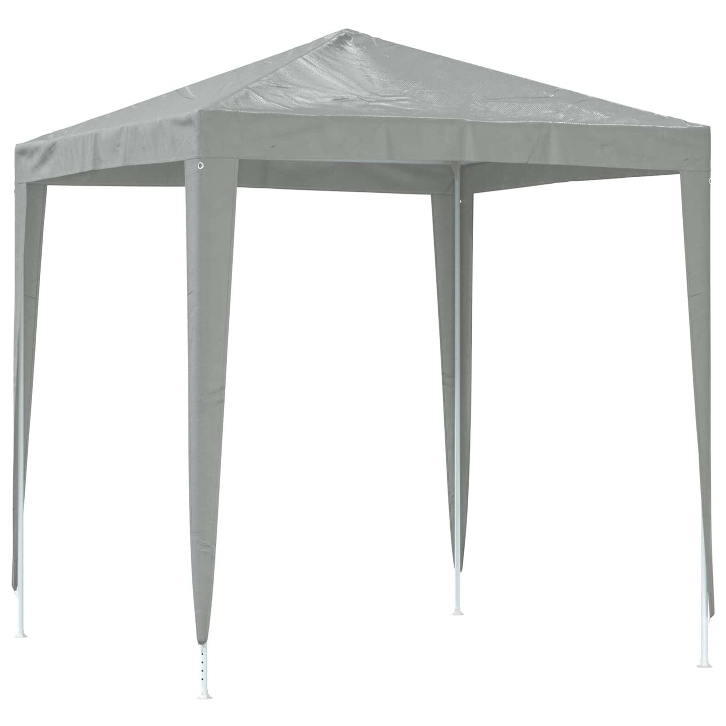 Party Tent 200 x 200 x 240 cm Lysegrå PE og stål